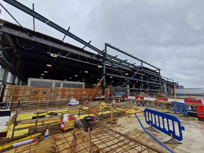 The site at Euston that required screening