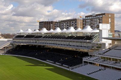 A replacement canopy at Lords Cricket Ground