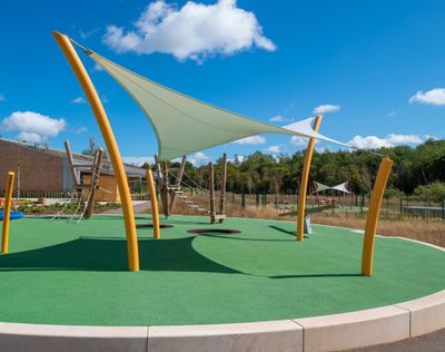 Small playground canopies can benefit from maintenance programmes.