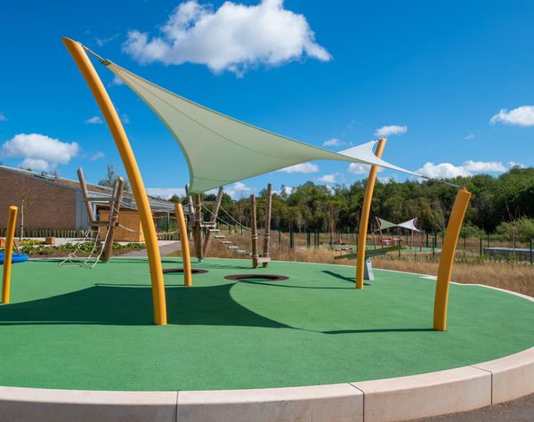 Small playground canopies can benefit from maintenance programmes.