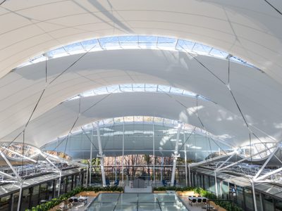 A large replacement canopy for the University of Nottingham