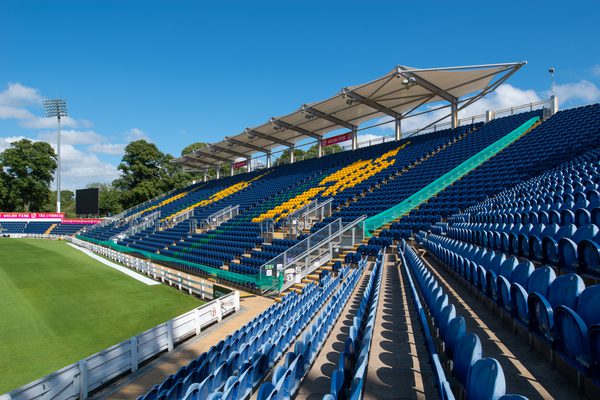 A new replacment canopy for the home of Glamorgan Cricket Club
